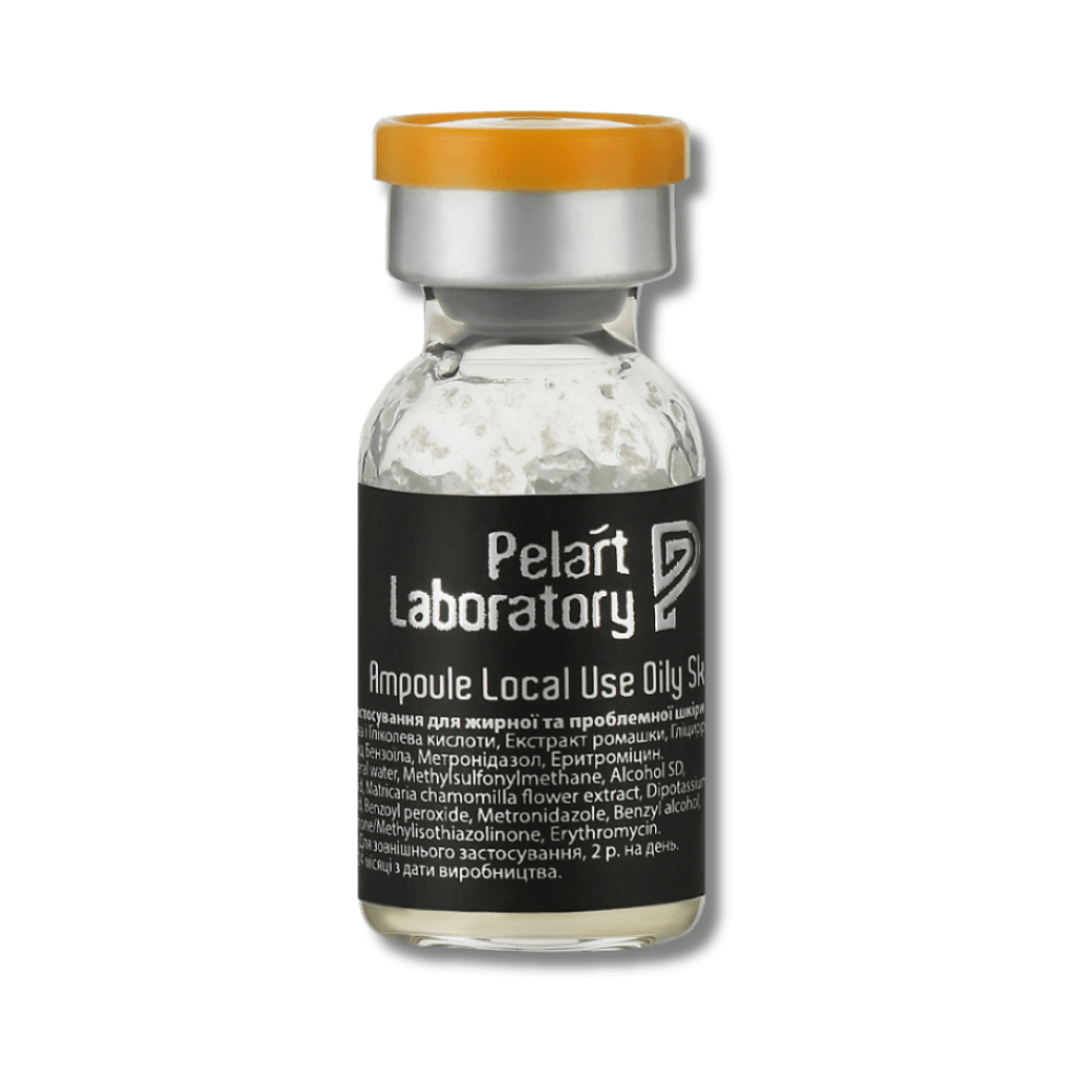 Ампула локального застосування для обличчя - Pelart Laboratory Ampoule Local Use Oily Skin