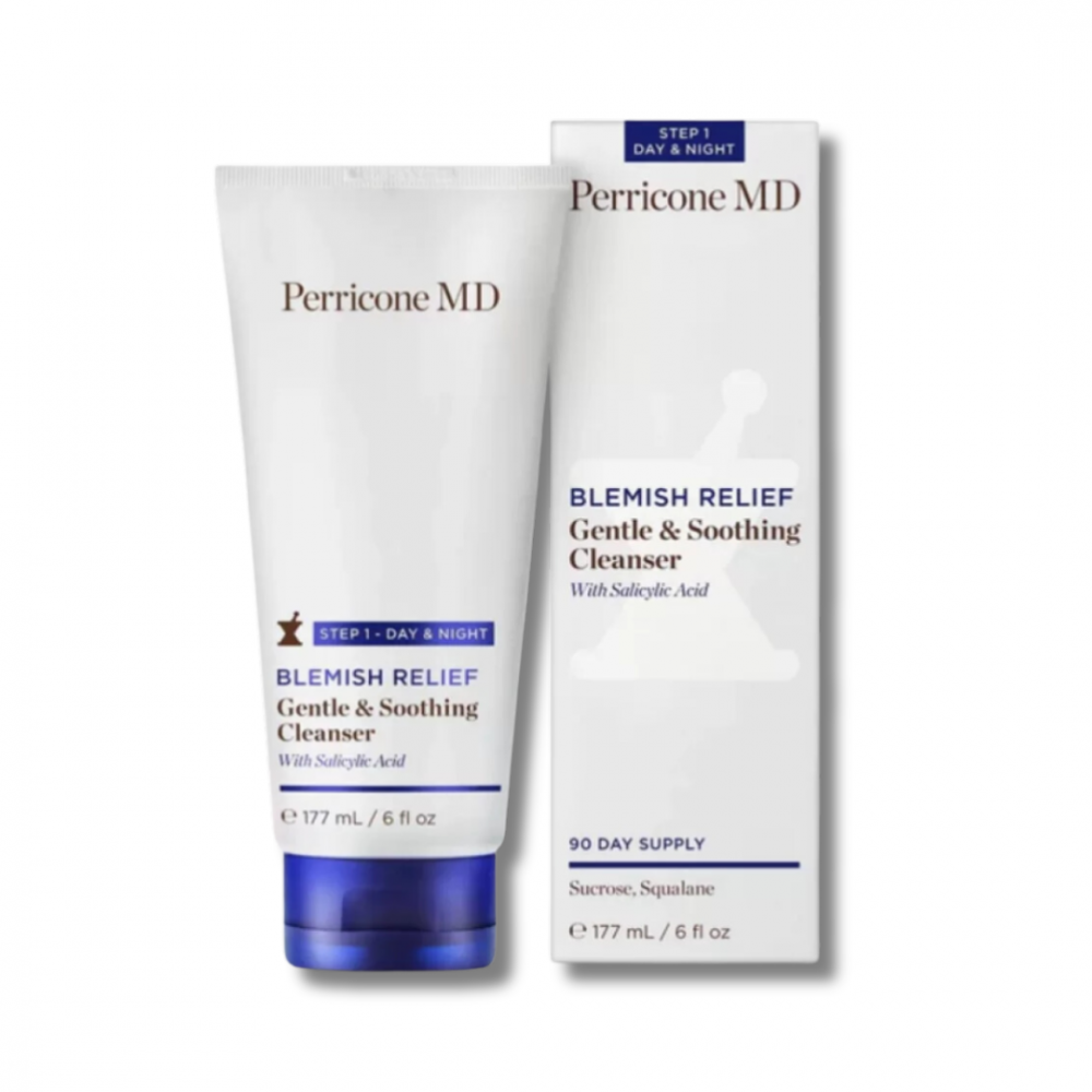 Очищуючий гель для проблемної шкіри - Perricone MD Blemish Relief Gentle & Soothing Cleanser