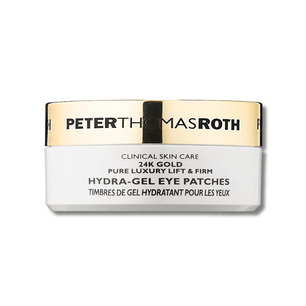 Антивікові патчі для шкіри навколо очей з 24K золотом для ліфтингу та зміцнення - Peter Thomas Roth 24k Gold Pure Luxury Lift & Firm Hydra-Gel Eye Patches