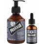 Набор для бороды - Proraso Duo Pack Oil + Shampoo Azur Lime