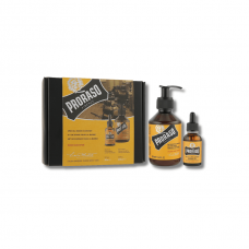 Набір для бороди - Proraso Duo Pack Oil + Shampoo Wood & Spice