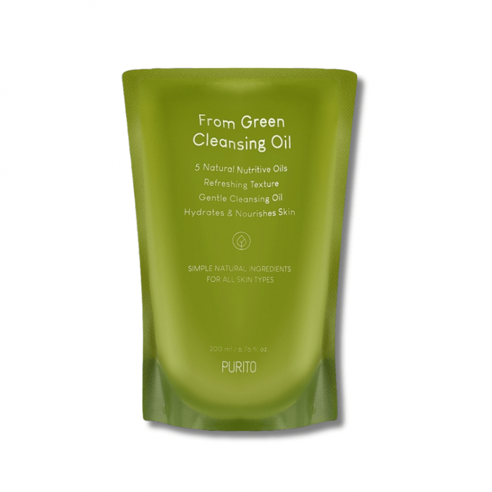 Олія гідрофільна очищаюча в одноразовій тарі для наповнення - Purito From Green Cleansing Oil 