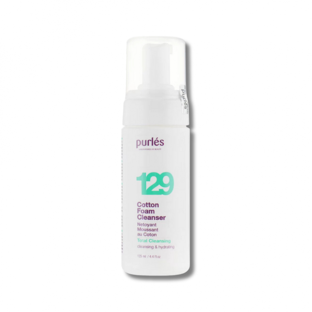 М'яка очищаюча пінка-мус - Purles 129 Total Cleansing Cotton Foam Cleanser