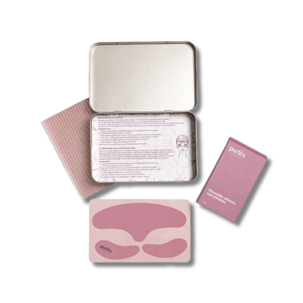 Набір багаторазових силіконових патчів - Purles Reusable Silicone Eye Patches