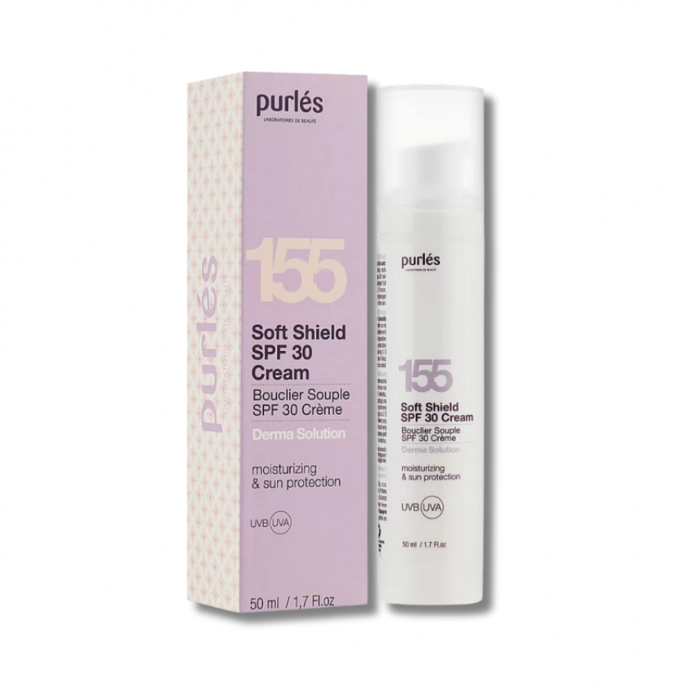Зволожуючий сонцезахисний крем SPF 30 - Purles 155 Soft Shield SPF 30 