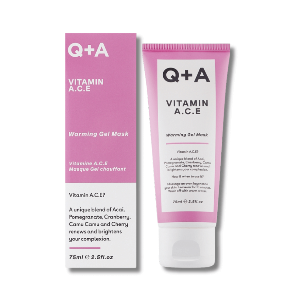 Мультивітамінна маска для обличчя - Q+A Vitamin A.C.E. Warming Gel Mask