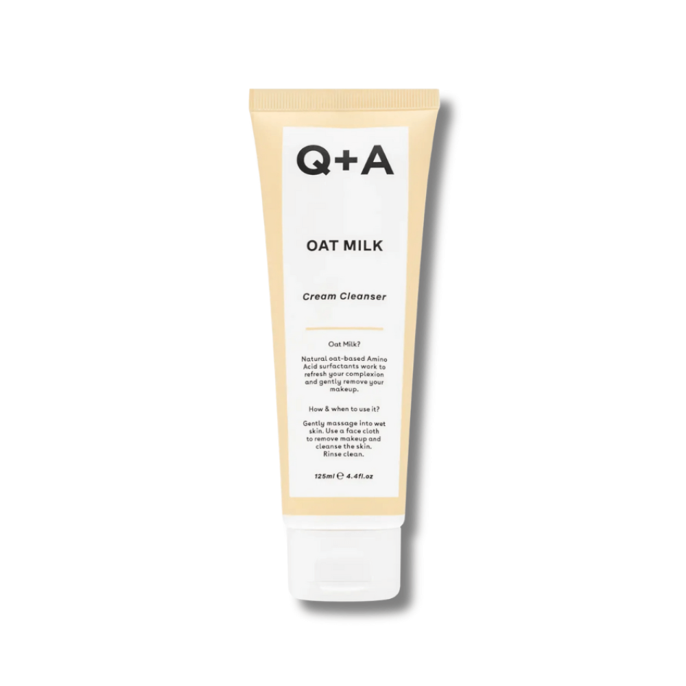 Очищающий крем для лица с овсяным молоком - Q+A Oat Milk Cream Cleanser