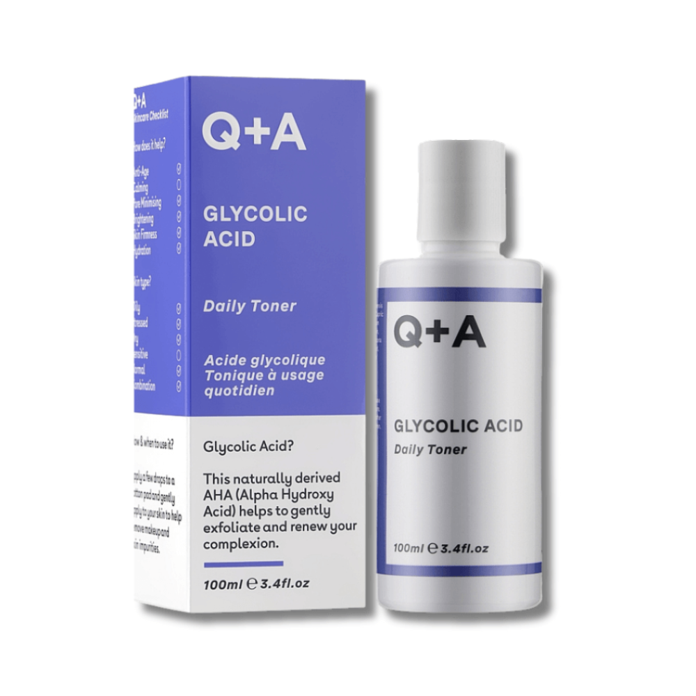 Тонер для обличчя з гліколевою кислотою - Q+A Glycolic Acid Daily Toner