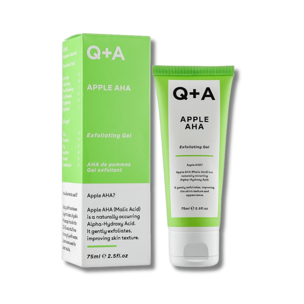 Відлущуючий гель з кислотами для обличчя - Q+A Apple AHA Exfoliating Gel