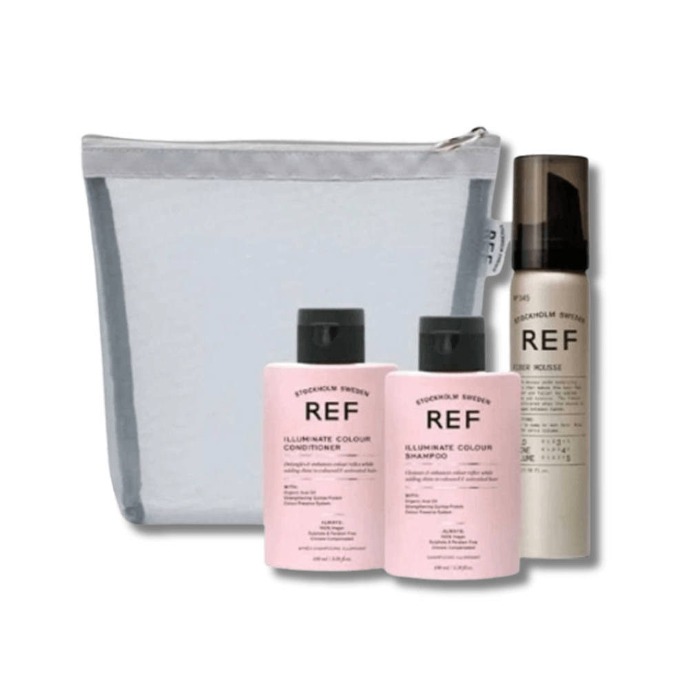 Тревел набор "Для окрашеных волос" - REF Travel Mesh Bag Illuminate Colour