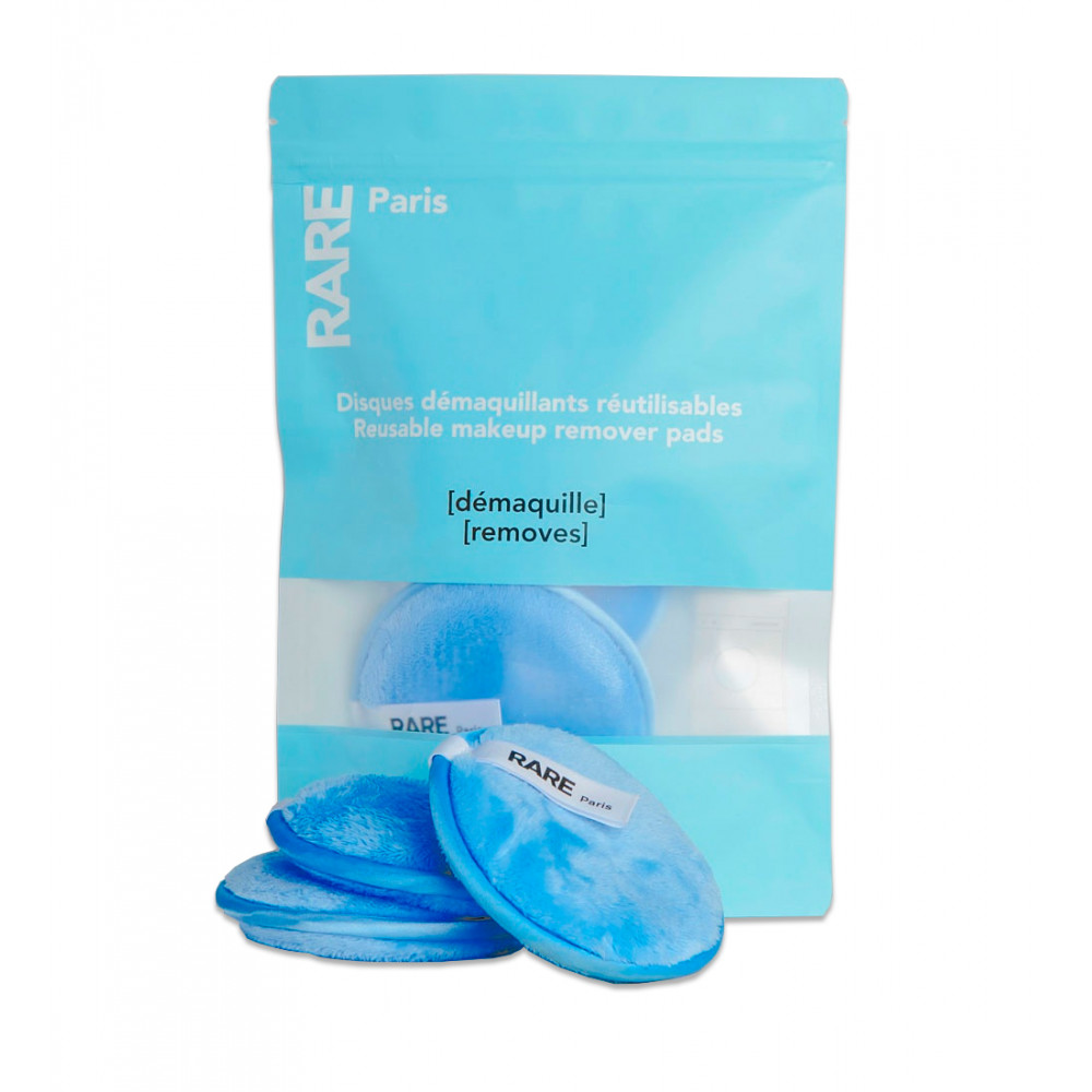 Багаторазові диски для зняття макіяжу - Rare Paris Carbone Glace Reusable Makeup Remover Pads