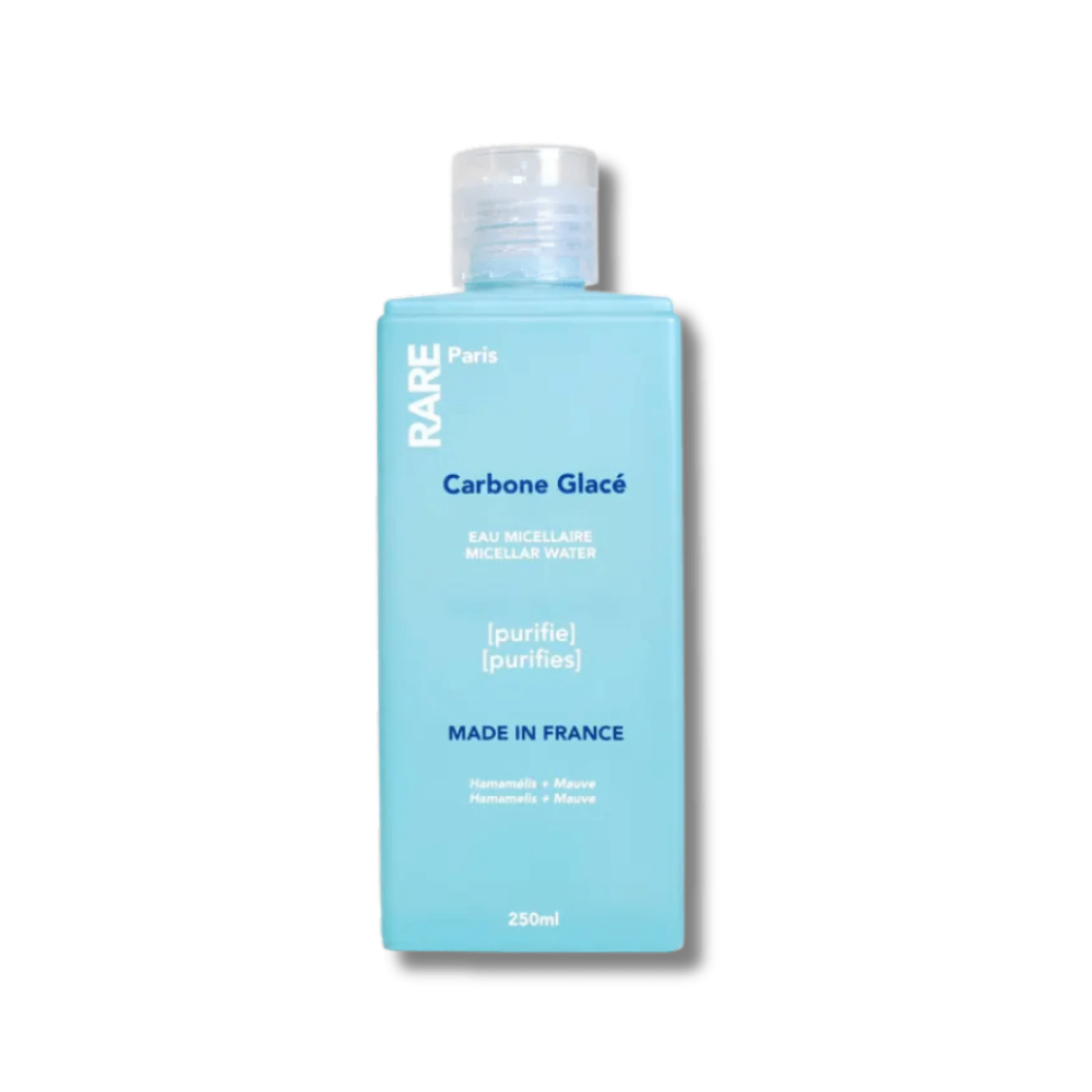 Міцелярна вода з гамамелісом та екстрактом мальви - Rare Paris Carbone Glacé Purifying Micellar Water 
