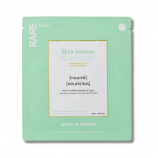 Поживна маска для обличчя з гіалуроновою кислотою та скваланом - Rare Paris Elixir Intence Ecological Cellulose Facial Mask