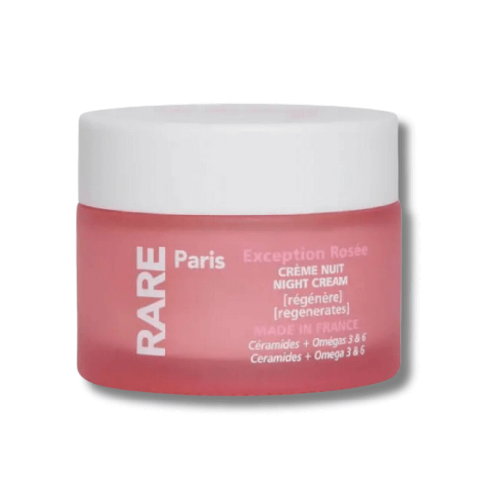 Відновлювальний нічний крем для обличчя з керамідами - Rare Paris Exception Rosée Night Cream