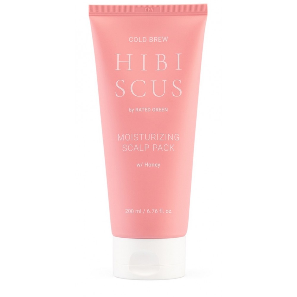 Зволожуюча маска для шкіри голови та волосся з соком гібіскуса - Rated Green Cold Brew Hibiscus Moisturizing Scalp Pack 200 мл