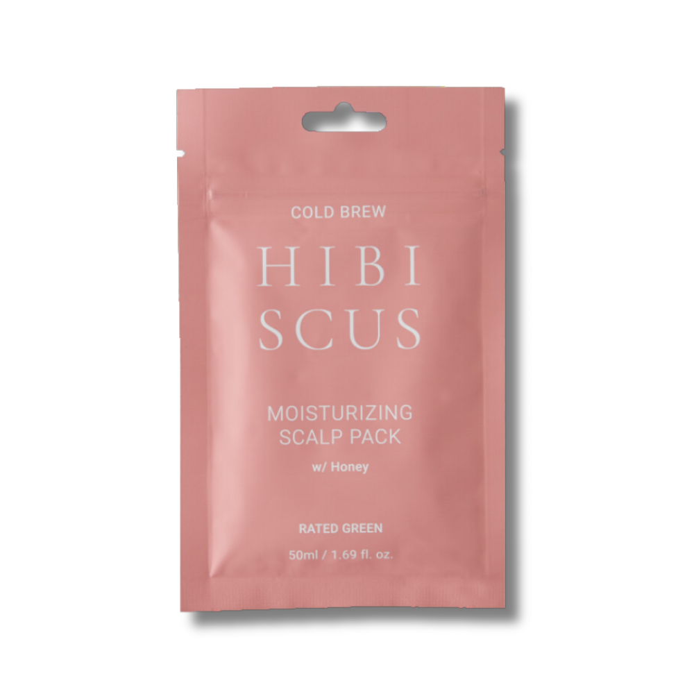 Зволожуюча маска для шкіри голови та волосся з соком гібіскуса - Rated Green Cold Brew Hibiscus Moisturizing Scalp Pack