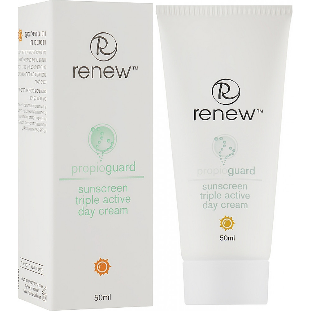 Денний зволожуючий крем потрійної дії для проблемної шкіри - Renew Propioguard Triple Active Day Cream