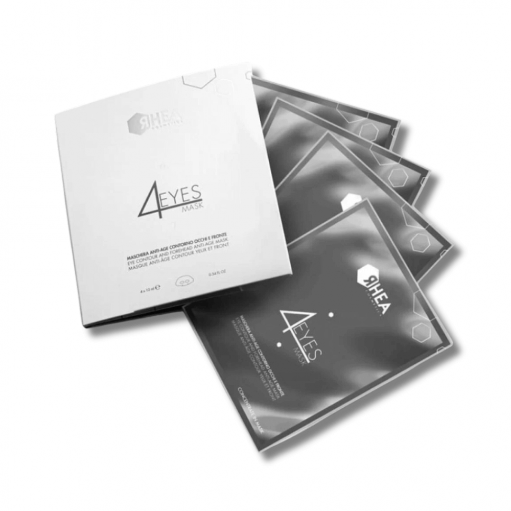 Омолоджуюча маска для контуру очей та області лоба - Rhea Cosmetics 4Eyes Mask