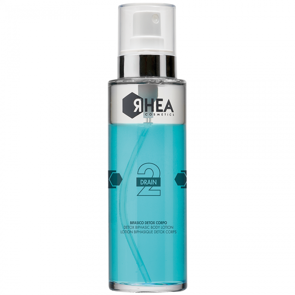 Біфазний детоксикувальний лосьйон для тіла - Rhea Cosmetics 2Drain