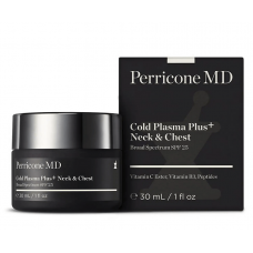Антивіковий крем-сироватка для шиї та грудей з широким спектром SPF 25 - Perricone MD Cold Plasma + Neck & Chest