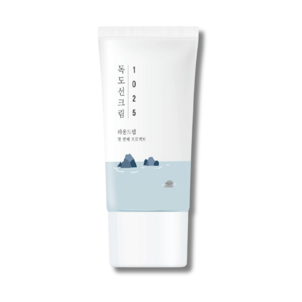 Солнцезащитный крем с морской водой - Round Lab 1025 Dokdo Sunscreen SPF 50+ PA++++
