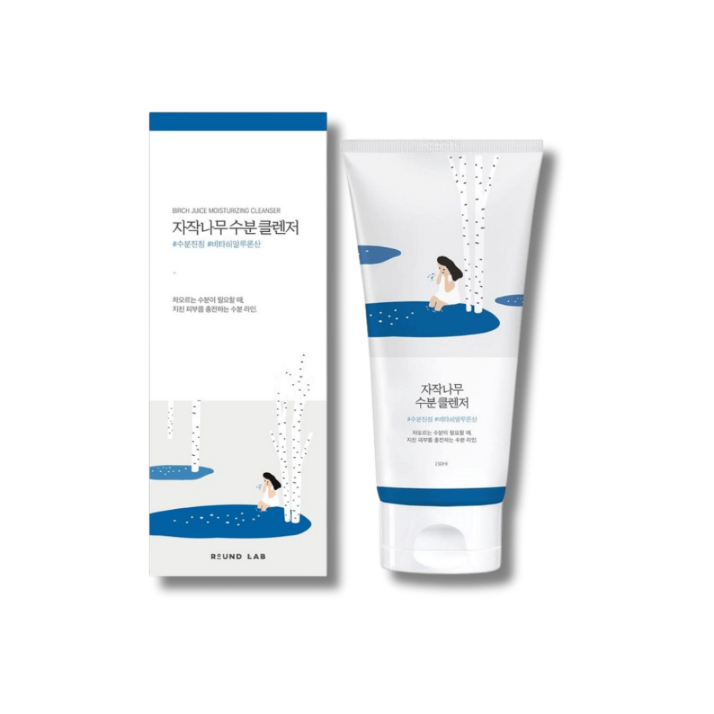 Зволожуючий гель для очищення шкіри з березовим соком - Round Lab Birch Juice Moisturizing Cleanser