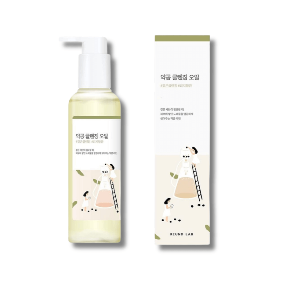Гідрофільна олія з екстрактом чорних соєвих бобів - Round Lab Soybean Cleansing Oil