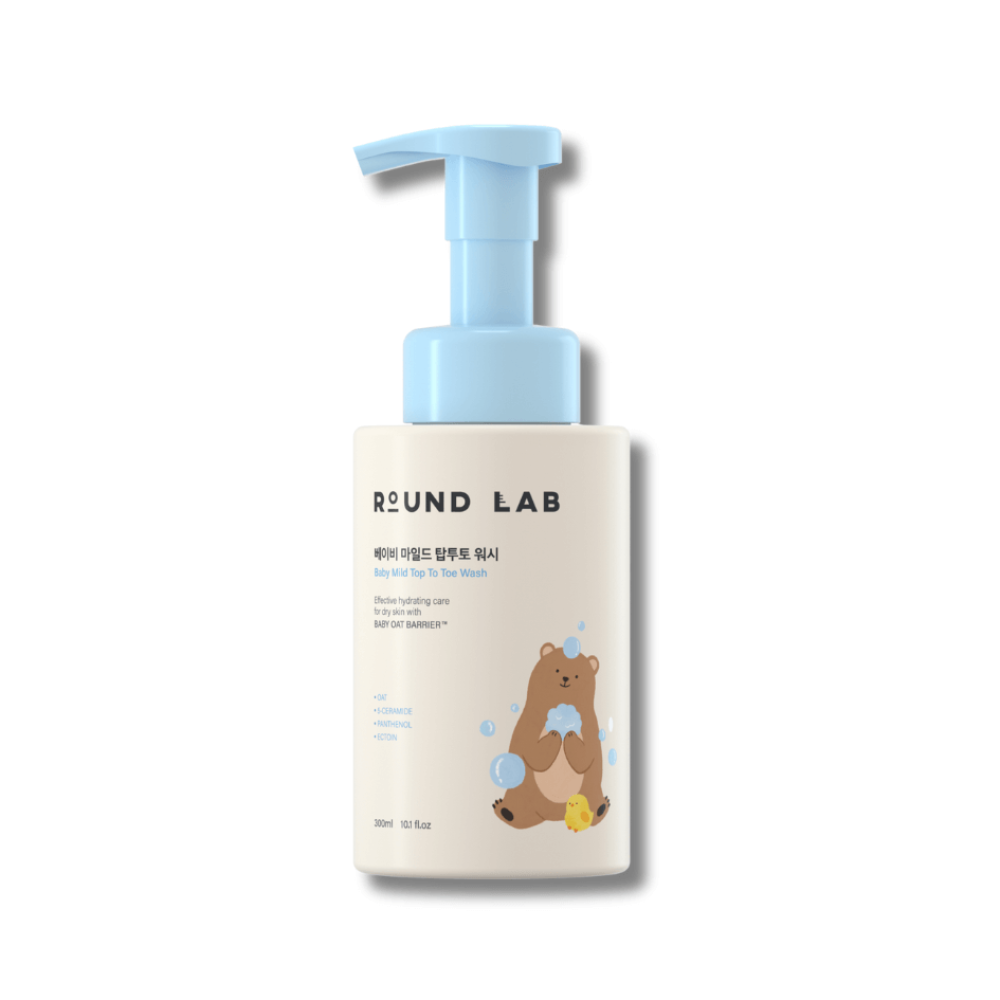 Дитяча пінка для купання - Round Lab Baby Mild Top To Toe Wash