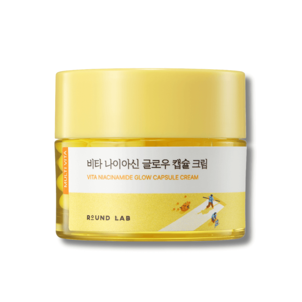 Осветляющий крем с капсулами - Round Lab Vita Niacinamide Glow Capsule Cream