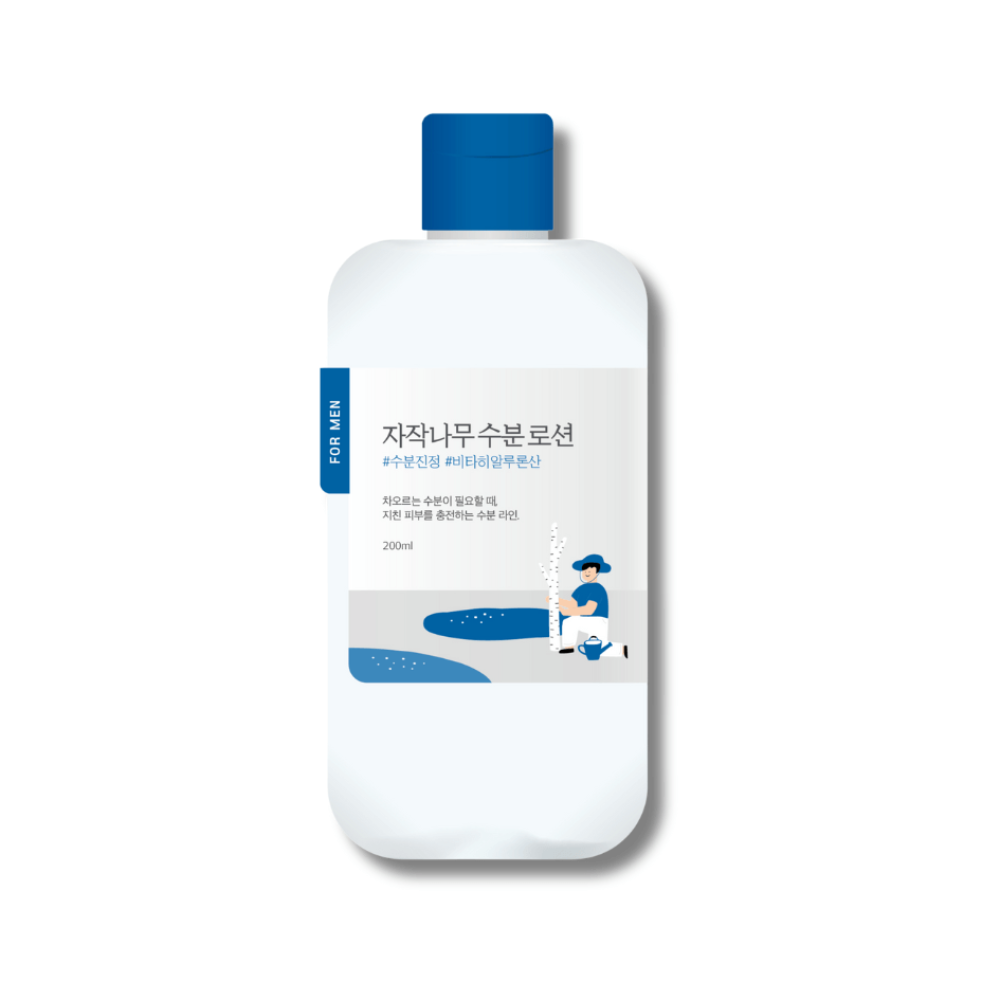 Зволожувальний лосьйон для чоловіків - Round Lab For Men Birch Juice Moisturizing Lotion