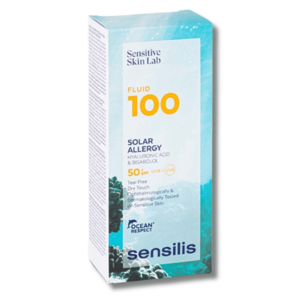 Фотозахисний флюїд для фоточутливої та реактивної шкіри - Sensilis Ultrafluido 100 Solar Allergy