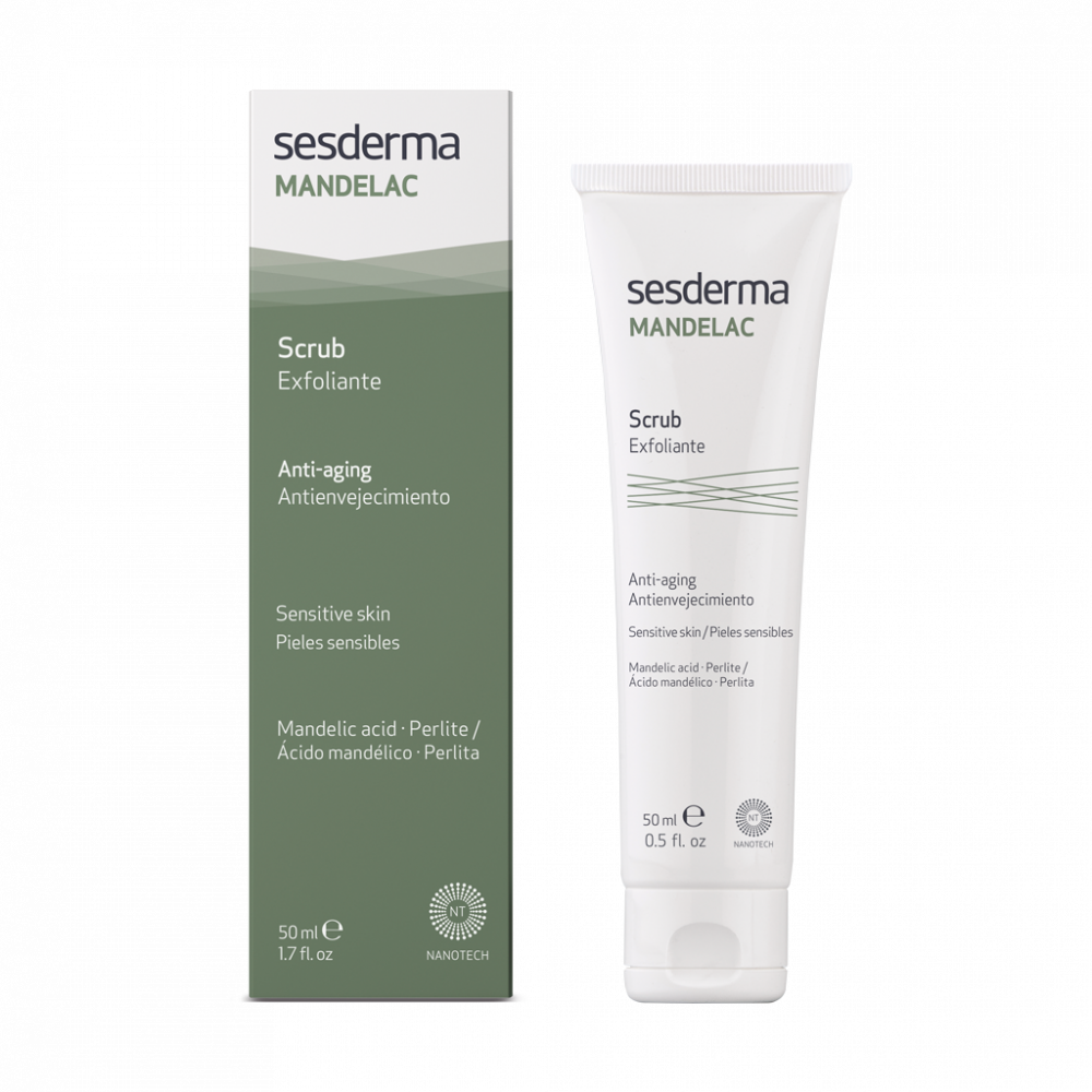 Скраб з мигдальною кислотою для обличчя та тіла - SeSDerma Mandelac Face and Body Scrub