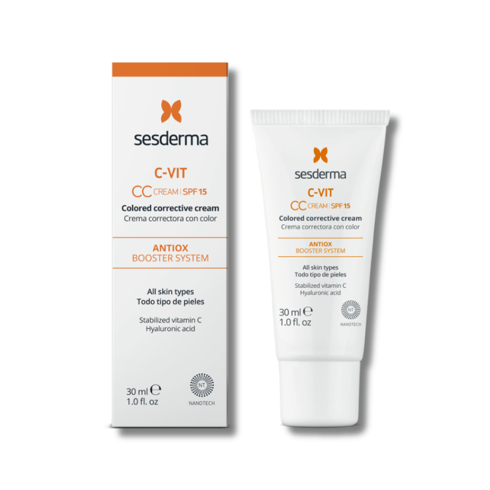 CC-крем для лица SPF 15 - Sesderma C-Vit CC Cream SPF 15