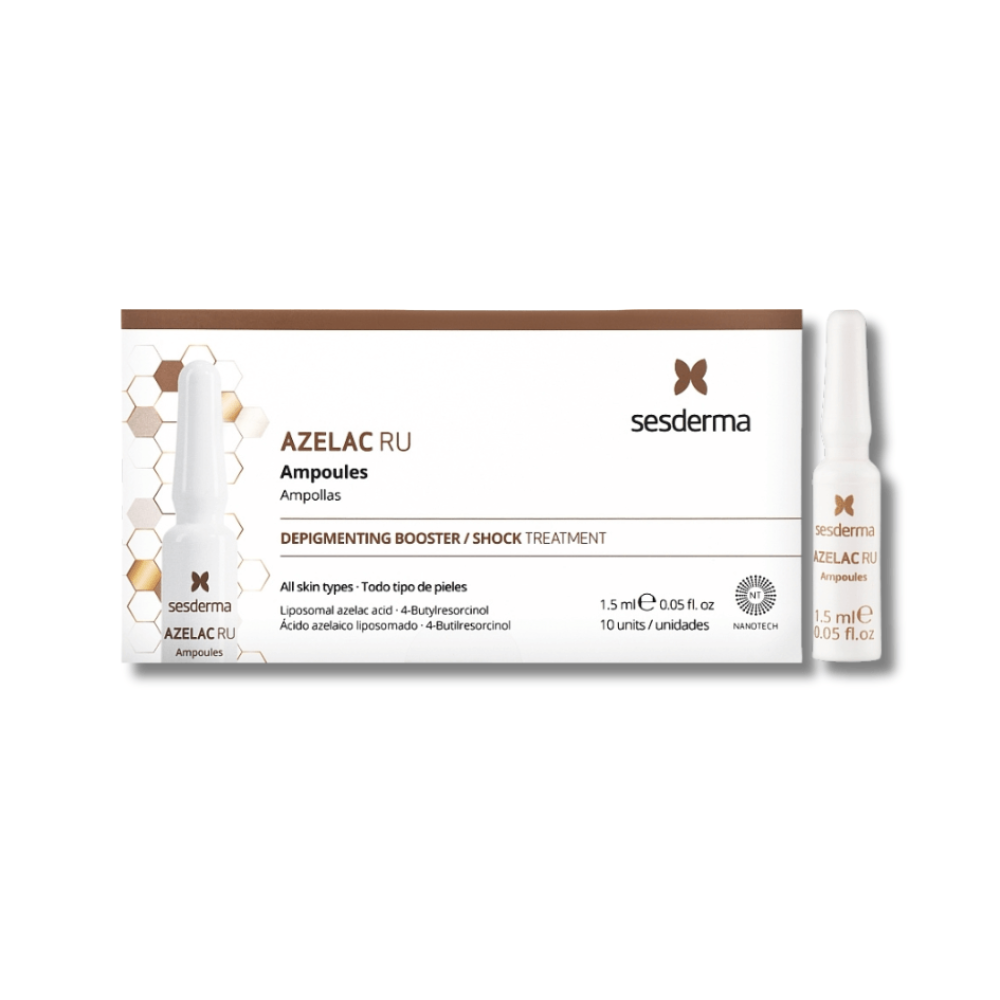 Інтенсивна депігментуюча сироватка з азелаіновою кислотою - SeSDerma Azelac Ru Depigmenting Ampoules