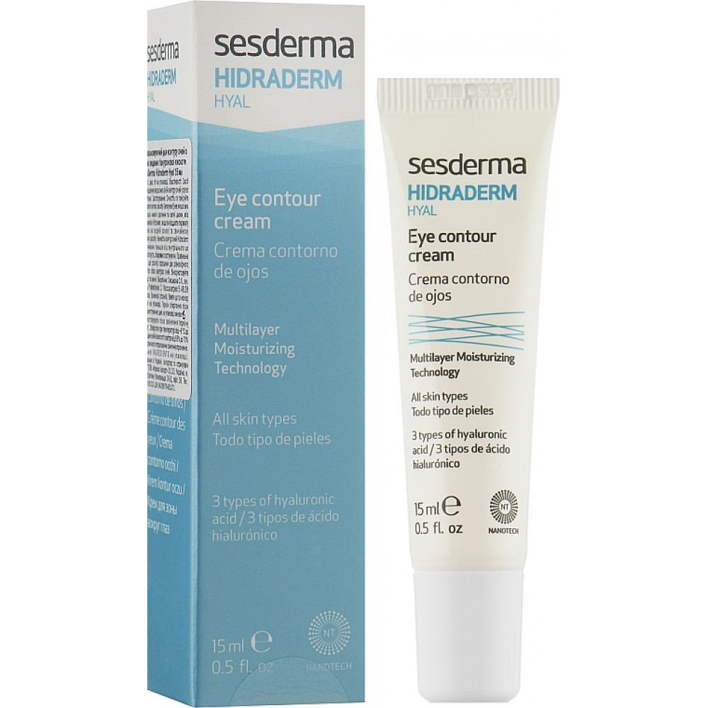 Разглаживающий крем для кожи вокруг глаз - SesDerma Hidraderm Hyal Eye Contour Cream