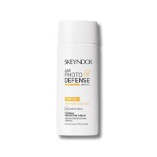 Захисний крем для обличчя для сухої та чутливої ​​шкіри - Skeyndor Age Photo Defense Thermal Protective Cream SPF50+