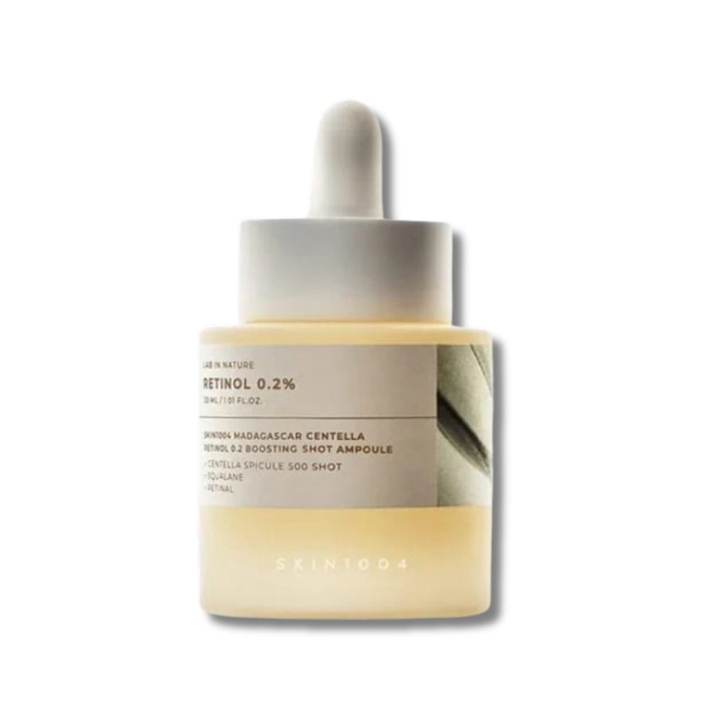Зміцнююча сироватка для еластичності шкіри - Skin 1004 Madagascar Centella Retinol 0.2 Boosting Shot Ampoule