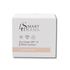 Крем для освітлення SPF 15 "Сяючий погляд" - Smart4Derma Eye Cream SPF 15 B-White Contour