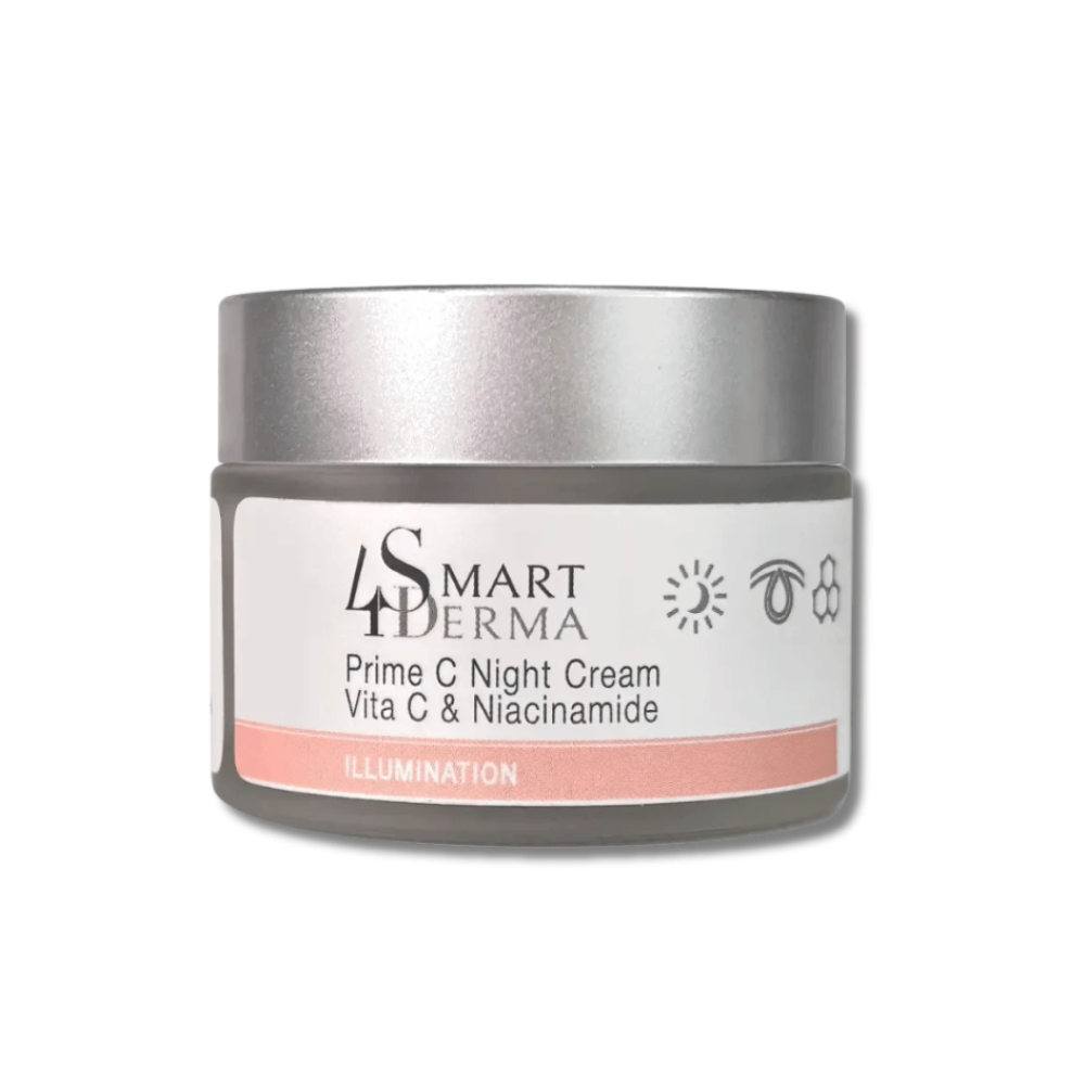 Суперантиоксидантний нічний крем - Smart4Derma Prime C Night Cream Vita C & Niacinamide