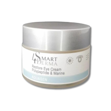 Зволожуючий дренажний крем навколо очей від темних кіл та набряків - Smart4Derma Aquagen Restore Eye Cream Polypeptide & Marine