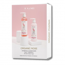 Набір для щоденного догляду - T-LAB Professional Organic Rose Shampoo And Conditioner Set