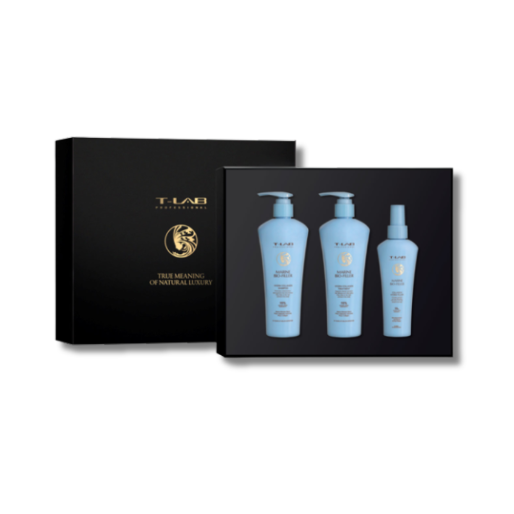 Набір для волосся - T-Lab Professional Marine Bio-Filler Hair and Scalp Ritual Set