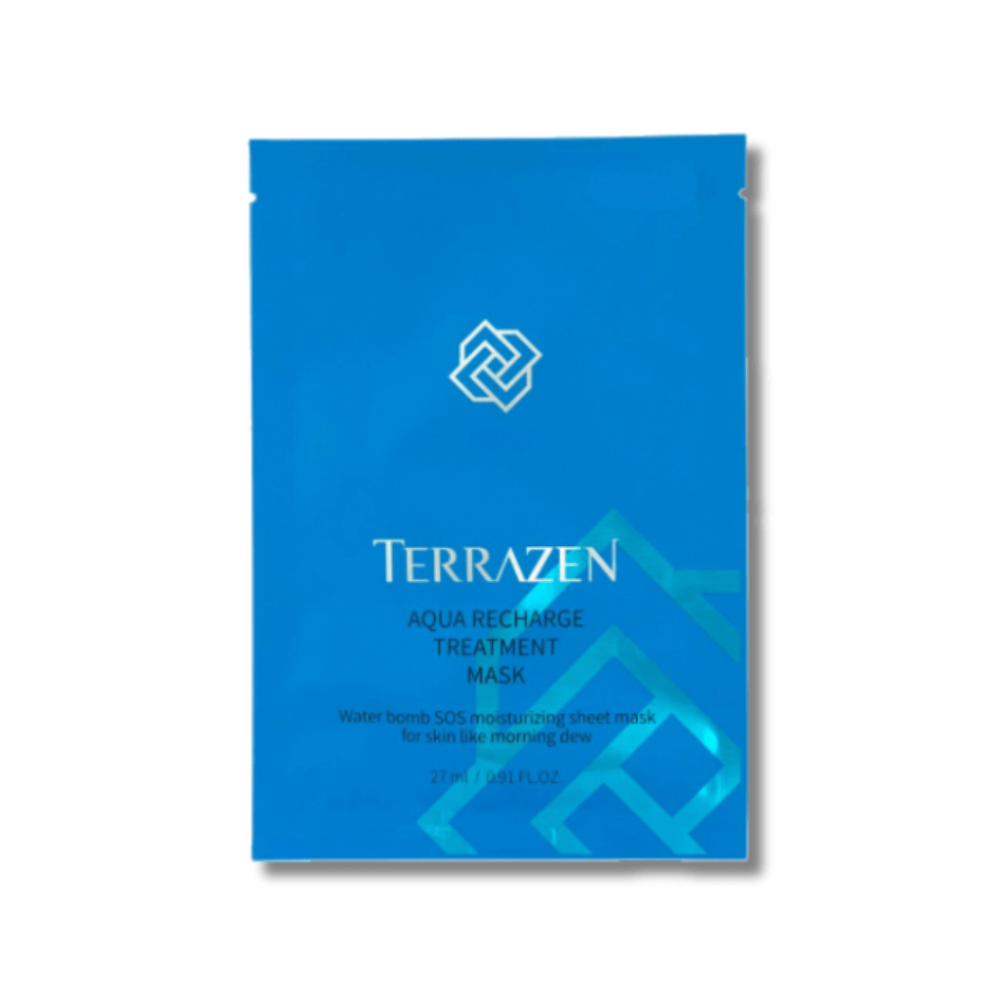 Інтенсивно зволожуюча тканинна маска для обличчя - Terrazen Aqua Recharge Treatment Mask