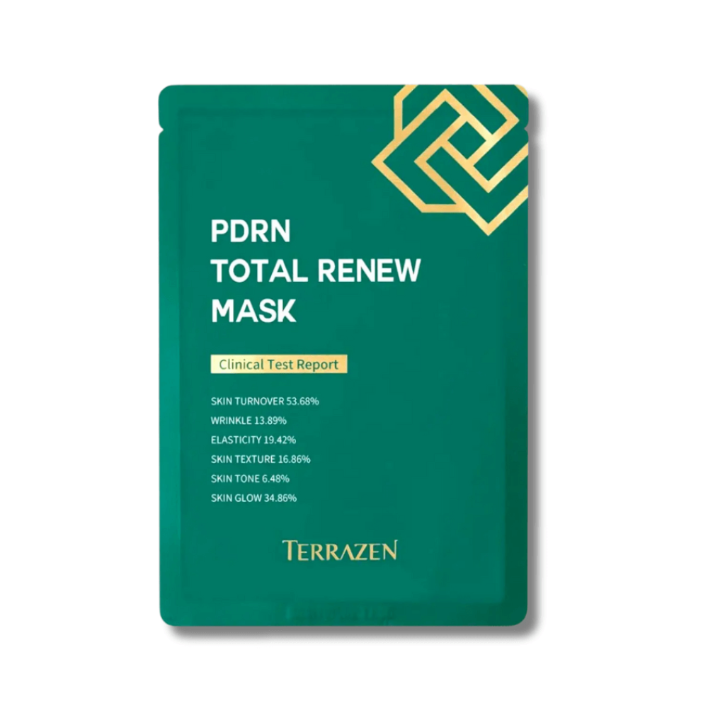Відновлююча тканинна маска з полінуклеотидами PDRN, пептидами та бакучіолом - Terrazen PDRN Total Renew Mask
