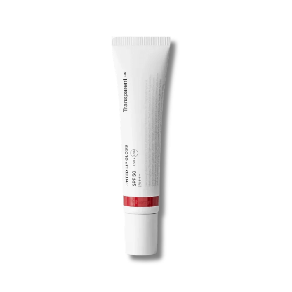 Бальзам для губ з SPF 50 кольору вишня - Transparent Lab Lip Gloss Cherry SPF 50