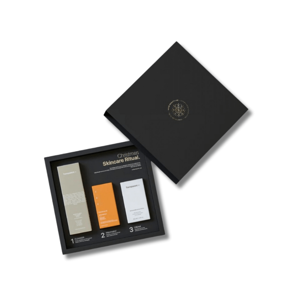 Подарунковий набір для сяяння шкіри обличчя - Transparent Lab and Theramid Holiday Glow Ritual Set