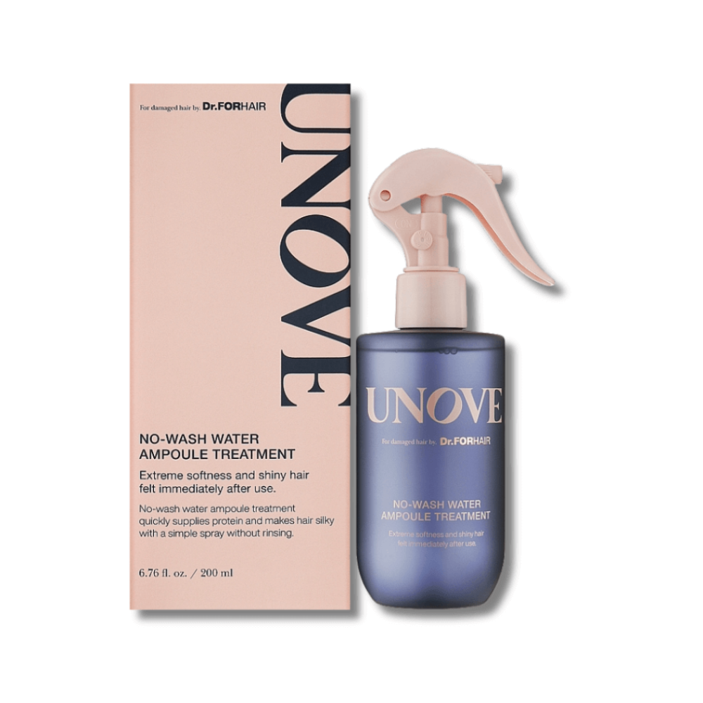 Незмивний спрей-догляд для захисту і відновлення пошкодженого волосся - UNOVE No-Wash Water Ampoule Treatment