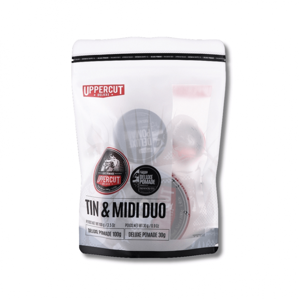 Подарочный набор - Uppercut Tin & Midi Duo Deluxe Pomade