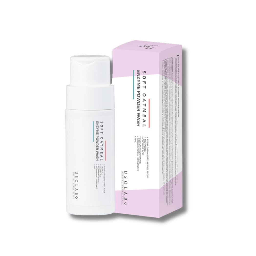 Делікатна ензимна пудра - Usolab Soft Oatmeal Enzyme Powder Wash