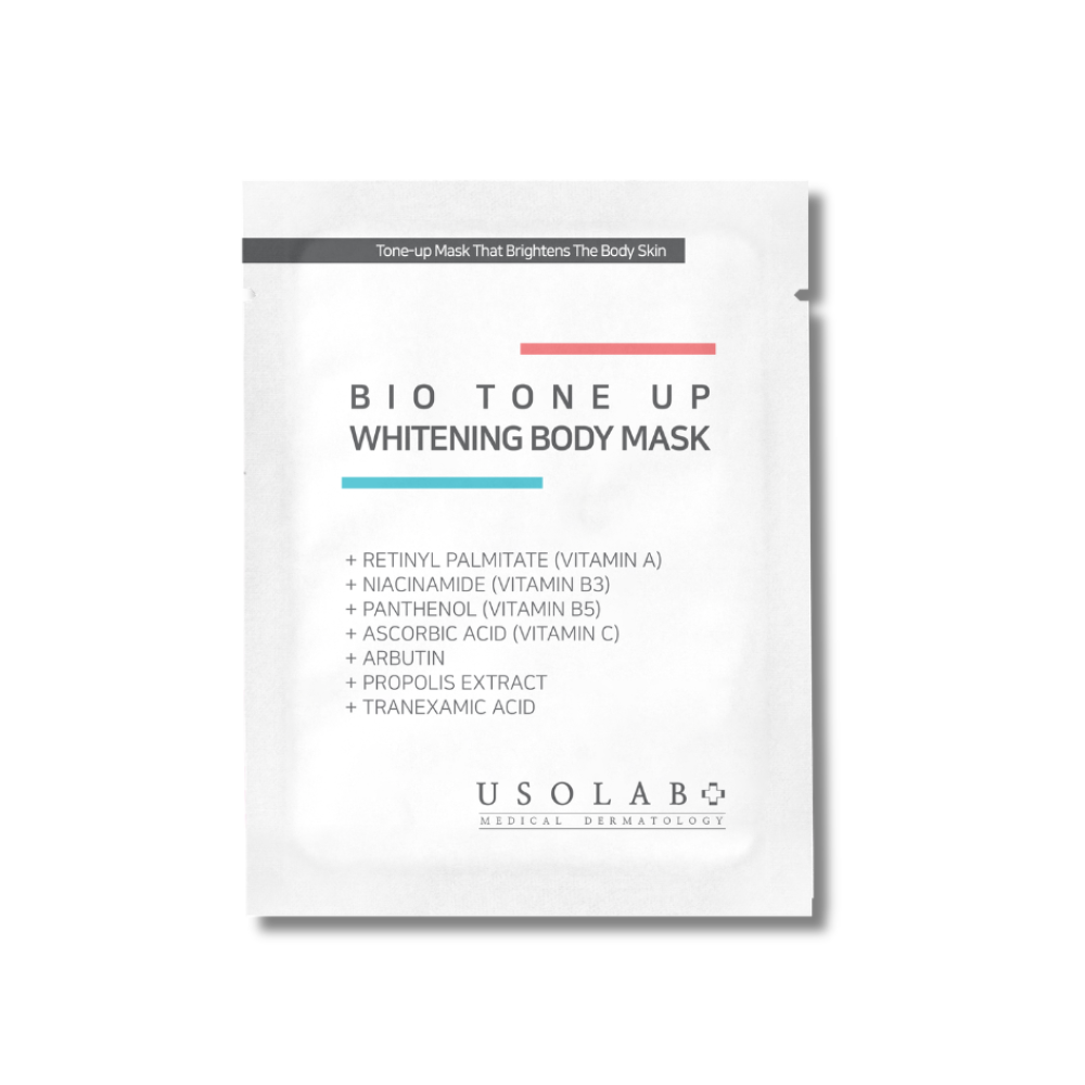Освітлююча маска для тіла - Usolab Bio Tone Up Whitening Body Mask